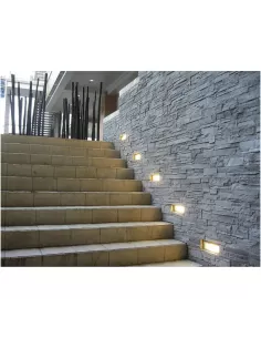 Flos 620900.2 Aretè recessed wall light 26w g24d-3 aluminum 2